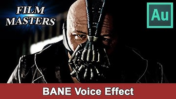 Make Bane voice effect from Batman in Adobe Audition Tutorial