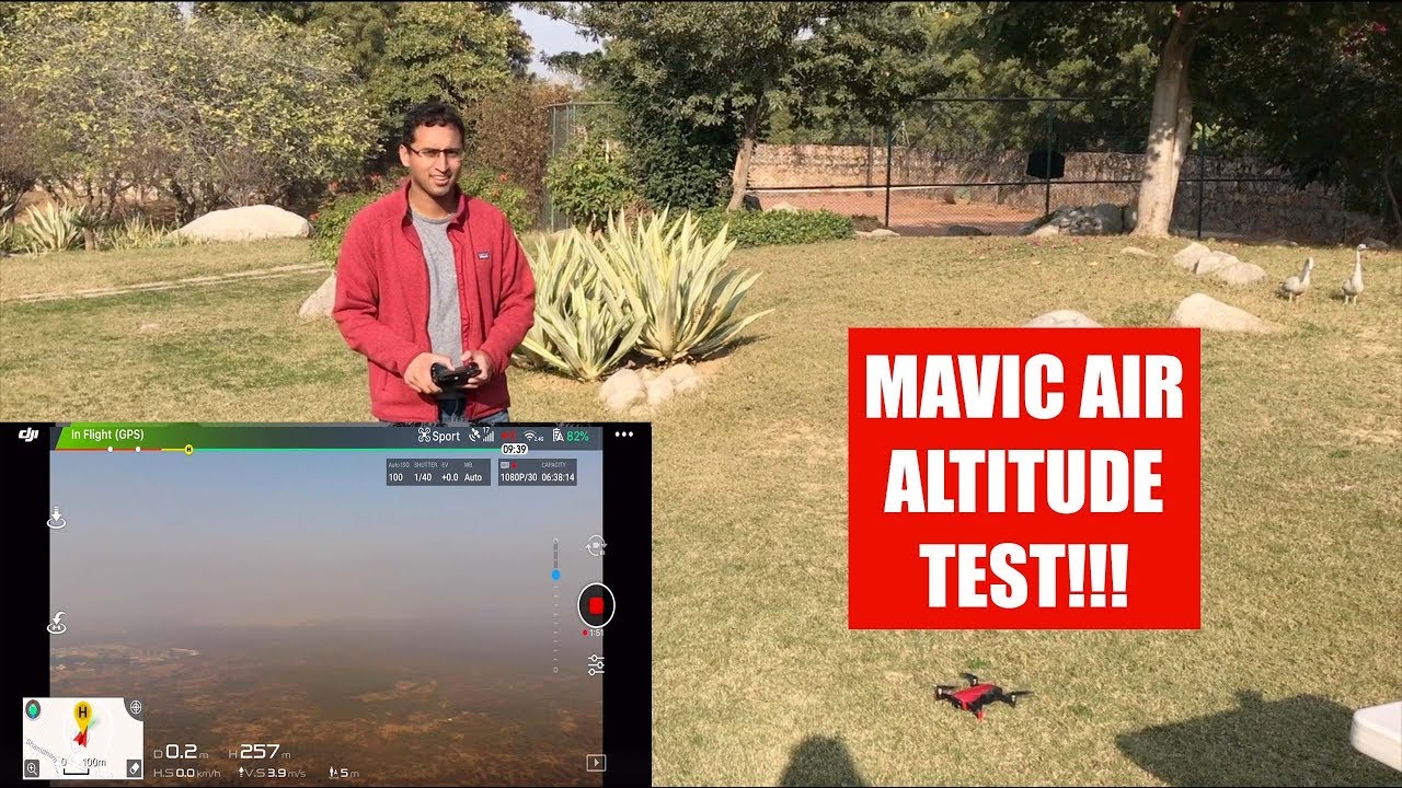 DJI MAVIC AIR ALTITUDE TEST! (MUST SEE)