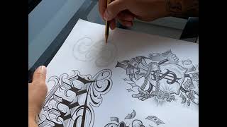 Chicano Arte Time Lapse