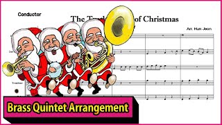 The twelve Days of Christmas (Brass Quintet Arrangement)