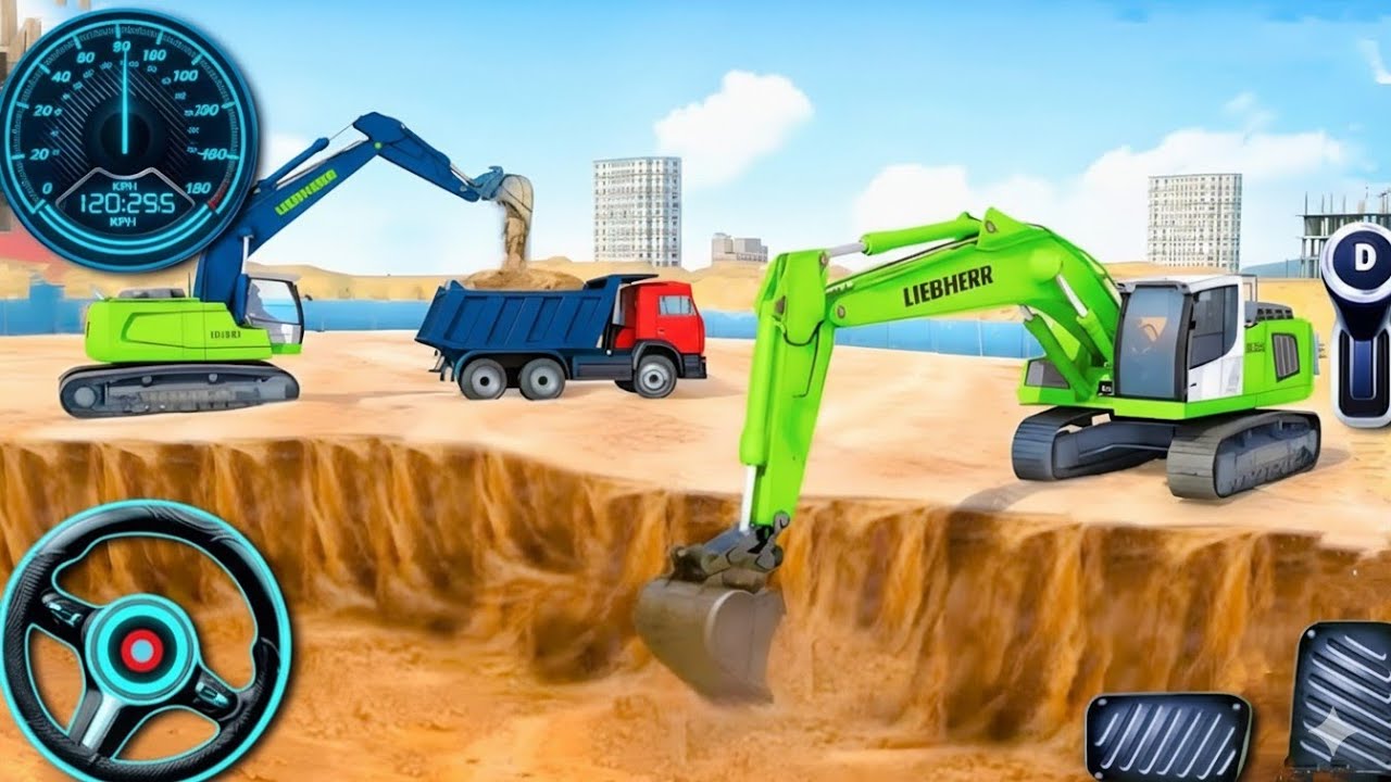 Next Level City Construction 😱 | Excavator & Dumper Trucks | Android