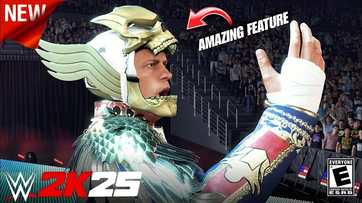 WWE2K25 Cody Rhodes WM41 Entrance w/ Epic Skull Mask Features! 