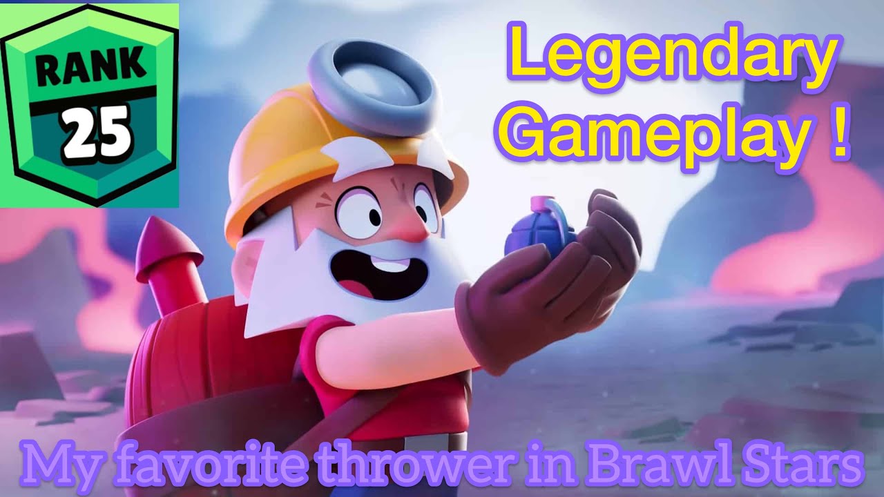 THE BEST THROWER IN BRAWL STARS Dynamike gameplay Rank 25 Tips and