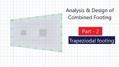 Analysis and Design of Combined Footing - part 2 | Trapezoidal Footing | Lecture -07