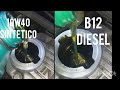 Oleo 10w40 e B12 Diesel Diferença de viscosidade
