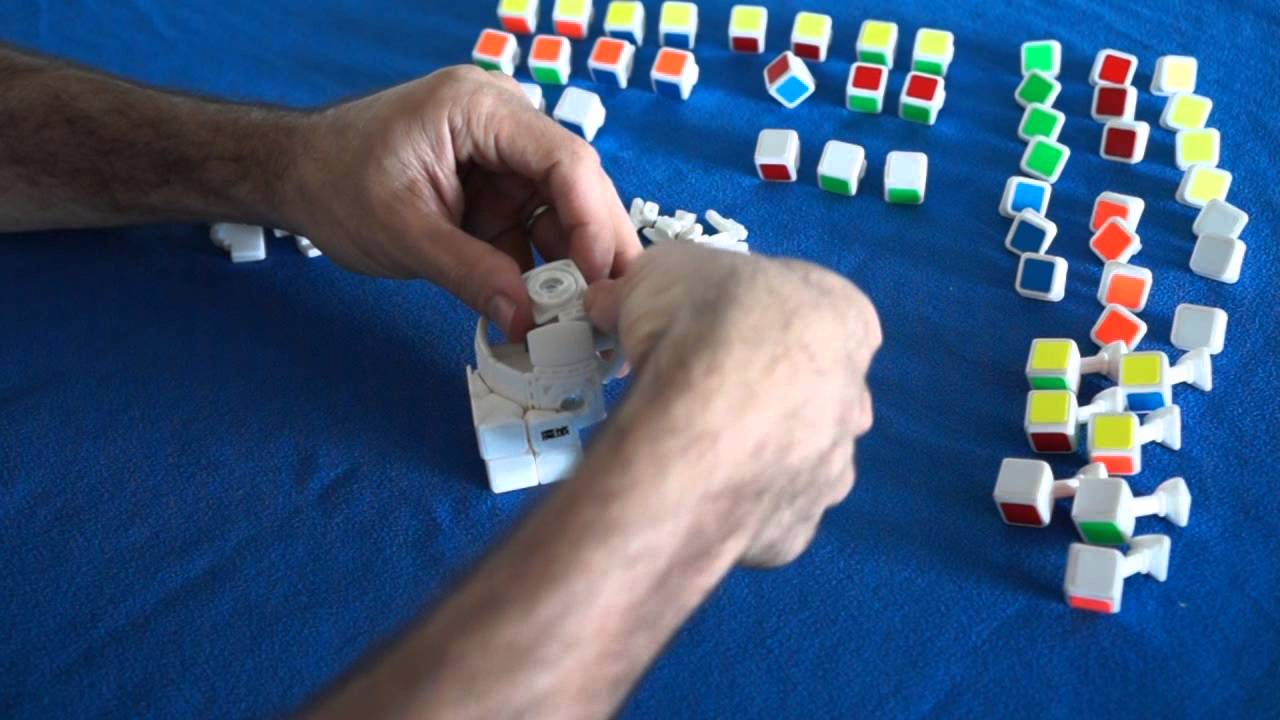 Como montar e desmontar as peças do Moyu Aosu 4x4x4