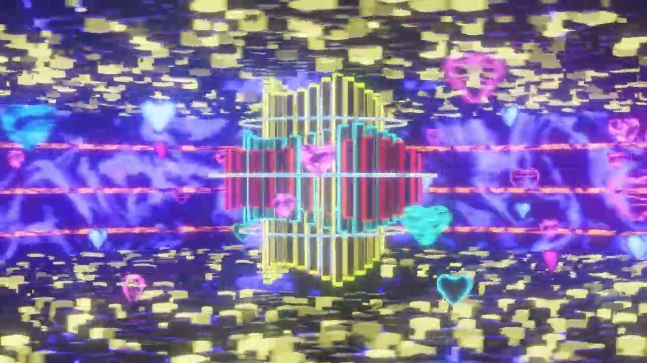 3D blender animated equalizer loop design NFT.