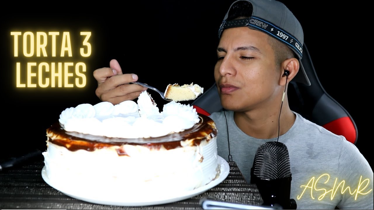 ASMR COMIENDO TORTA 3 LECHES