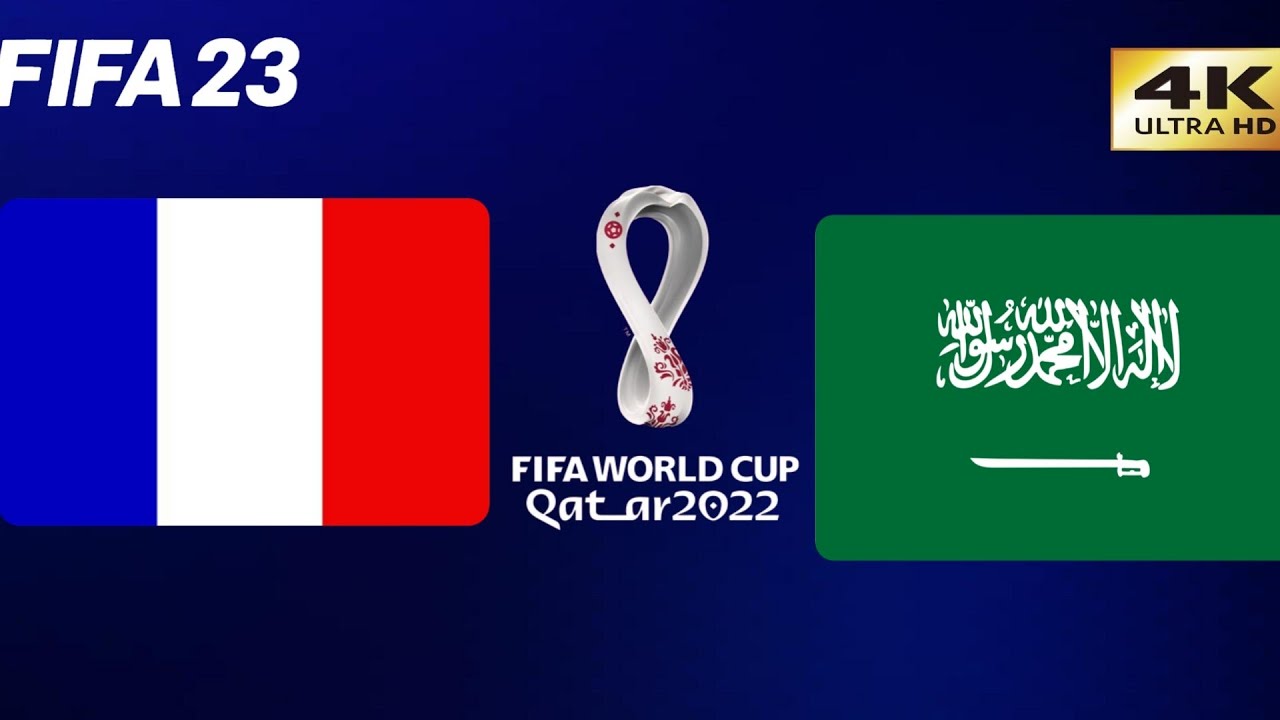🛑 França X Arábia Saudita| FIFA 23 final Gameplay copa do mundo qatar 2022