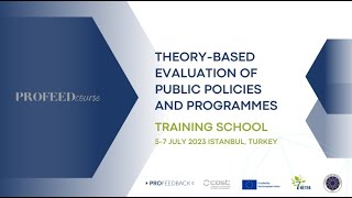 ProfeedCOURSE   Theory based evaluation of Public Policies and Programmes   Day 1   Part 1