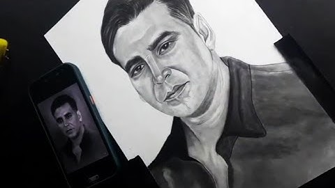 How To Draw Akshay Kumar | Akshay Kumar Drawing| timelapse drawing 🔥