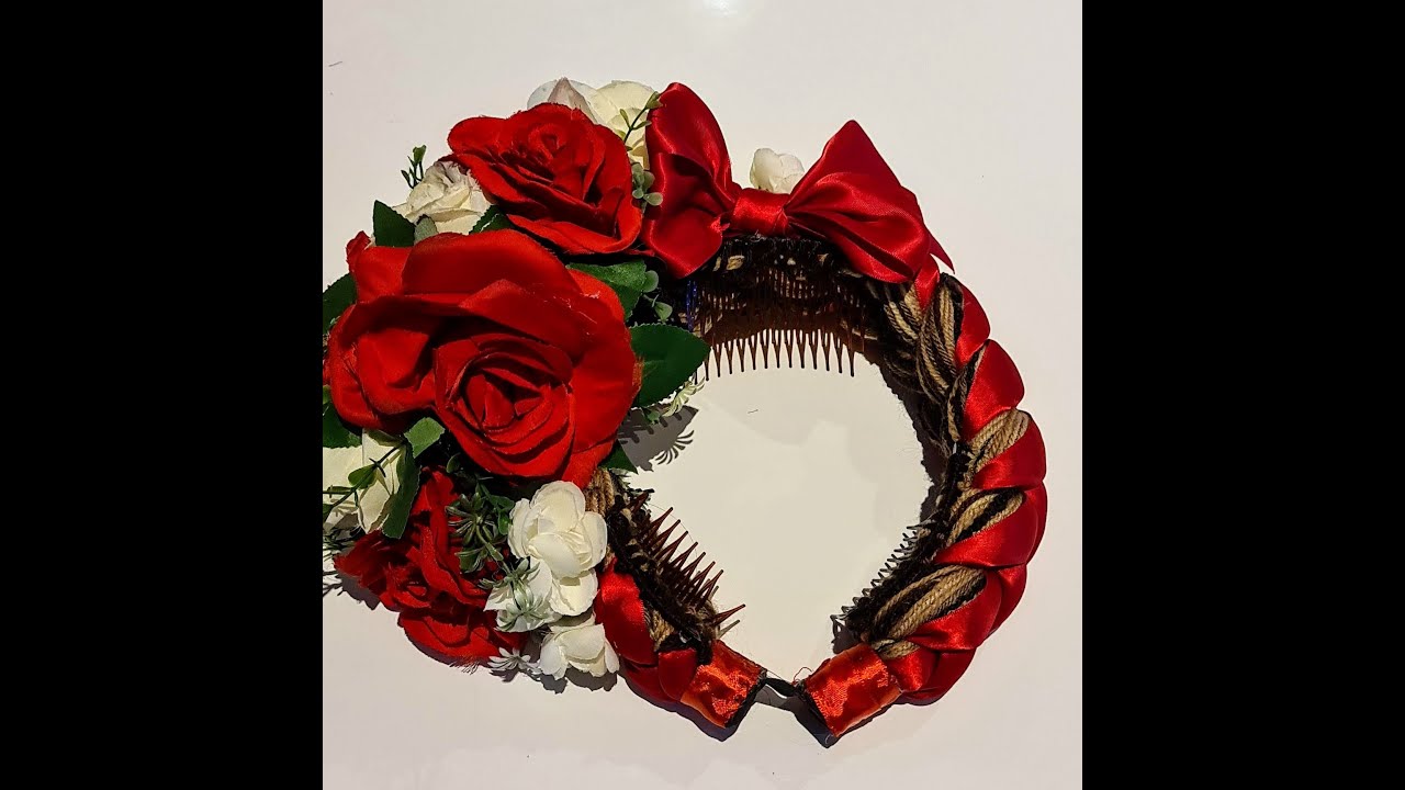 Trenza Veracruzana Video 2:Armado de trenza base, como hacer tu Tocado Folklórico de Veracruz)