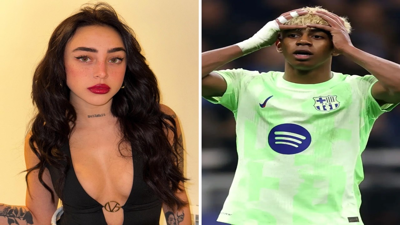 Lamine's girlfriend pulled a Figo 😭🙏🏼