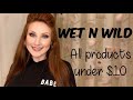 Wet N Wild full face ONE BRAND tutorial | AFFORDABLE drugstore makeup look + First Impressions