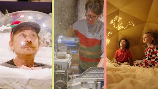 We Built a Life Sized Holiday Village | ArtFields Vlog Episode Two