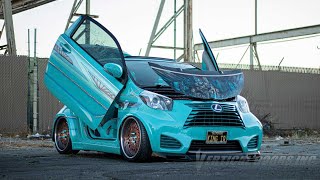 @kingiq Scion IQ from CA featuring lambo door kit from Vertical Doors, Inc.,