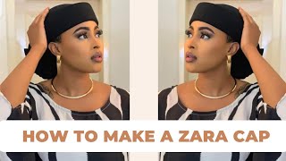 How to make a zara cap | Trendy | Detailed