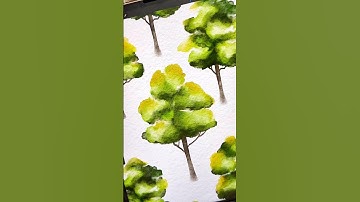 Digital watercolor tree art procreate #procreate #art #digitalart #digitalwatercolor #procreateart