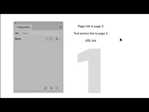 Creating Hyperlinks in Adobe InDesign CC (1)