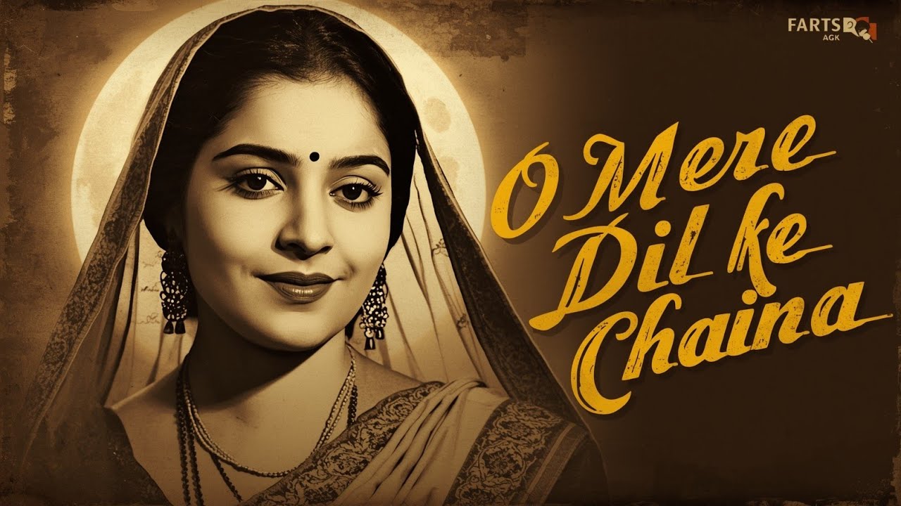 O Mere Dil ke Chain| Old Hindi Romantic Song | Heart Touching 60s-70s Vibe Love Song |