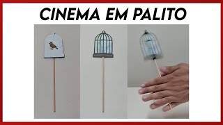Experimentando Cinema Em Palito Movie In Sticks