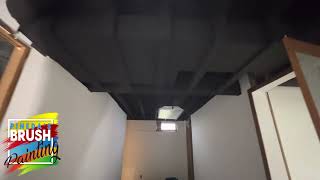 Basement Ceiling Painting