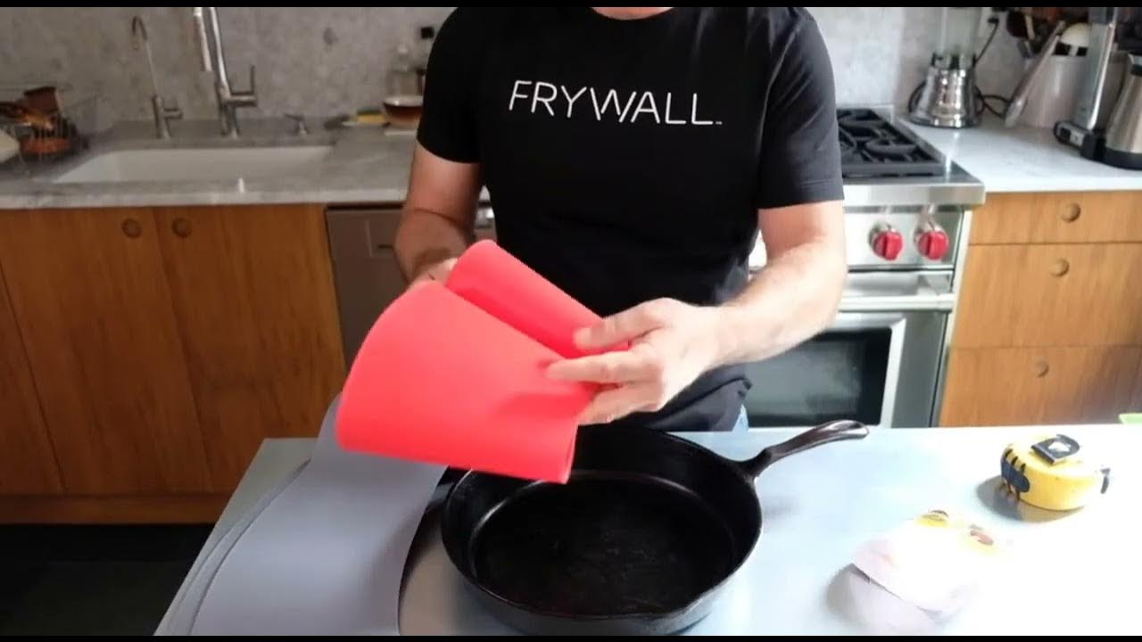 Frywall Shark Tank Splatter Guard Frywall 10 (Medium) Red