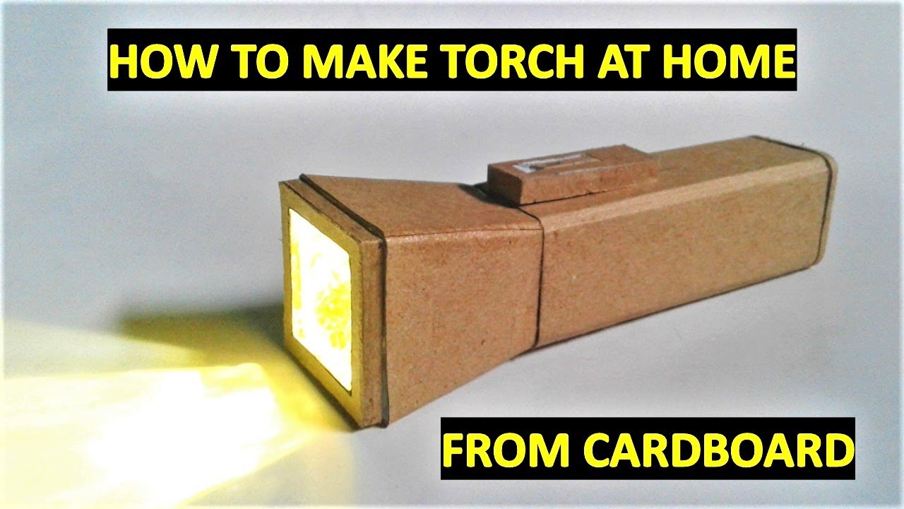 HOW TO MAKE A TORCH AT HOME FROM WASTE Flashlight Kaise Banaye How