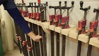 Drop Leaf End Table - Step 1f - Unclamp - Sides