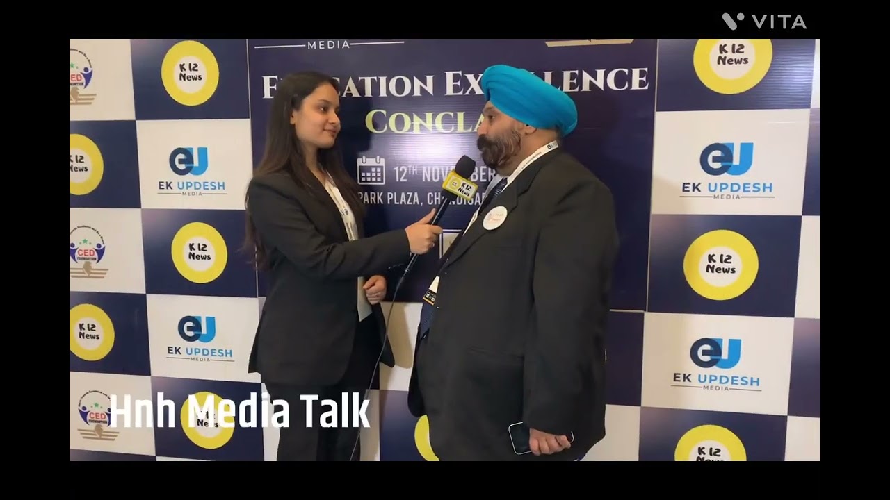 Head and Heart at Education Excellence Awards at Chandigarh