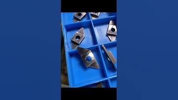 TKF12/TKF16  flat and beveled grooving inserts  #machine #cnc