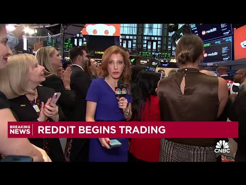 Reddit begins trading as 'RDDT'
