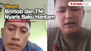 Duel Argumen Online Oknum Tni Dengan Oknum Brimob