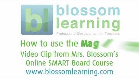 Using the Magic Pen tool on a SMART Board - from Blossom Learning
