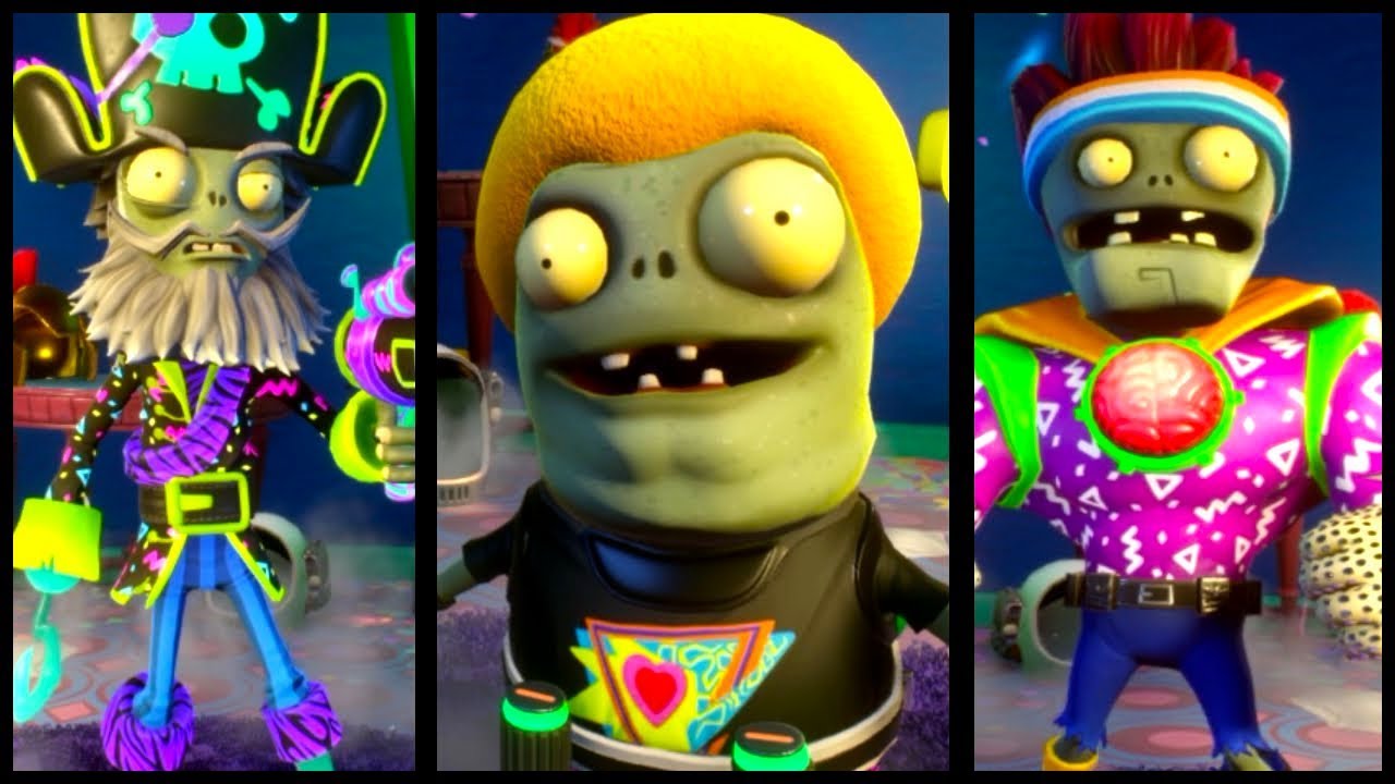 Party Characters Are Insane Plants Vs Zombies Garden Warfare 2
