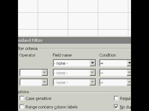 Open Office 3 0 how to filter for duplicate rows 8Nov2009