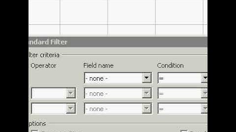 Open Office 3 0 how to filter for duplicate rows 8Nov2009