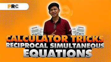 Calculator Tricks for Reciprocal Simultaneous Equations