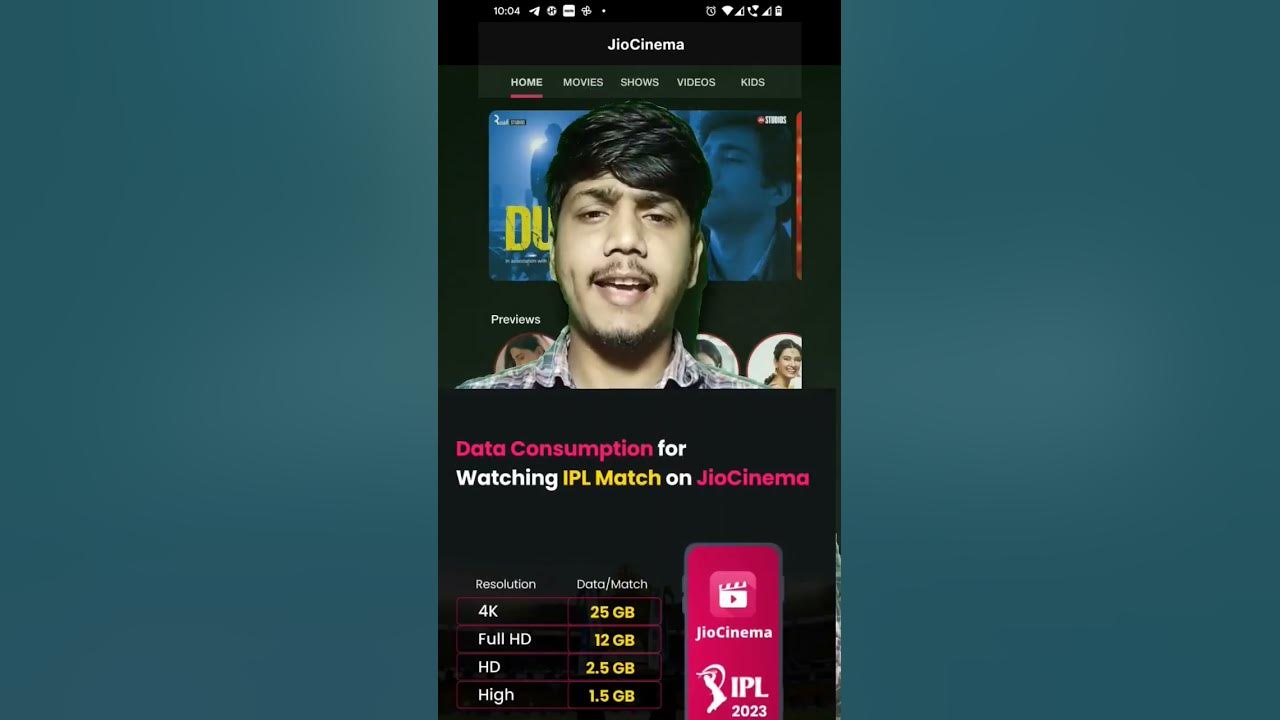 Jio Cenema IPL data update #ipl2023 #shortvideo - YouTube
