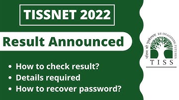 TISSNET 2022 result announced