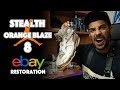 Air Jordan Stealth Orange Blaze 8 Restoration by Vick Almighty !!