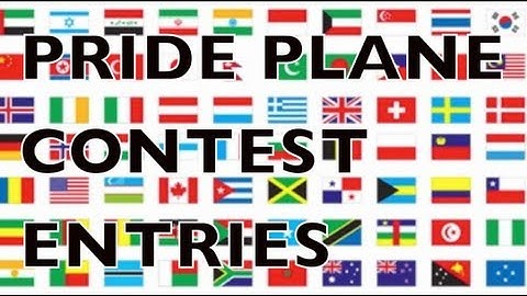 PRIDE PLANE Contest Entries