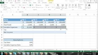 Excel Cell Reference Tutorial #1 - Cell Reference Excel Formulas & Functions Excel 2016 2013