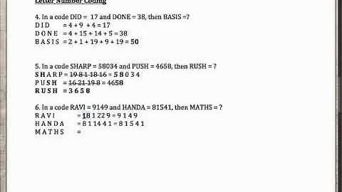 CLAT Video Tutorial: Coding Decoding