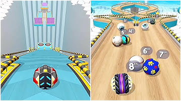 Going Balls Super Bonus Level 51 vs Epic Race Gameplay Android, iOS