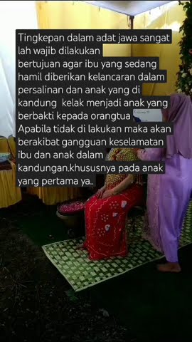 Tingkepan 7 bulanan wajib menurut adat jawa #tingkepan #adat #budayajawa#shorts