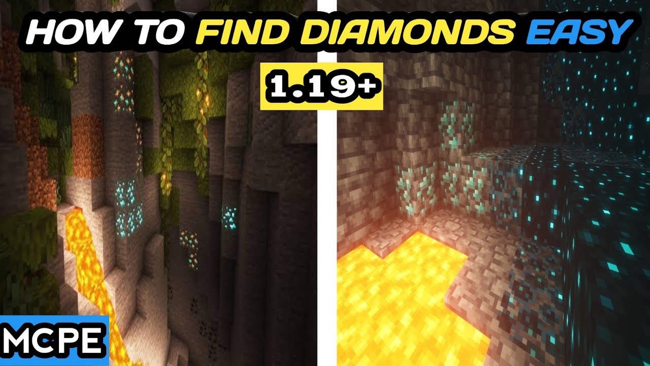 How To Find Diamonds In Minecraft 1.19 - Where Found Diamond - YouTube