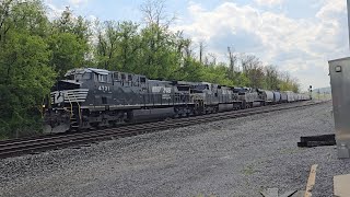 Norfolk Southern #4731 leads a 44 car manifest at Lewistown, PA (04/28/2024)