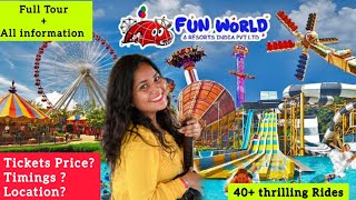 Fun World Bangalore Water World Ticket Price All Rides Full Tour Amusement Park 