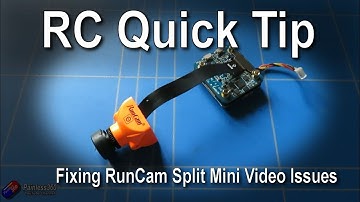 RunCam Split Mini Video Distortion (lines) Fix